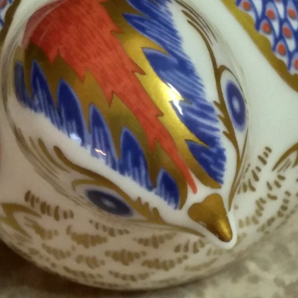 Royal Crown Derby Goldcrest Paperweight - vintage - Picture 5 of 5